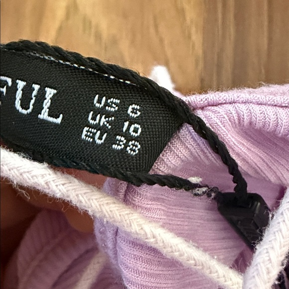 Zaful Lilac Ribbed Texture - Picture 6 of 7